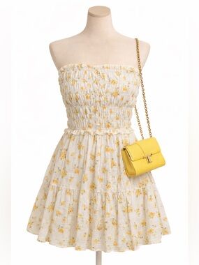 chinese dress ladies Jessica Simpson Women's Nyla Tie Shoulder Strap Tiered Mini Dress at Amazon  Women's Clothing store